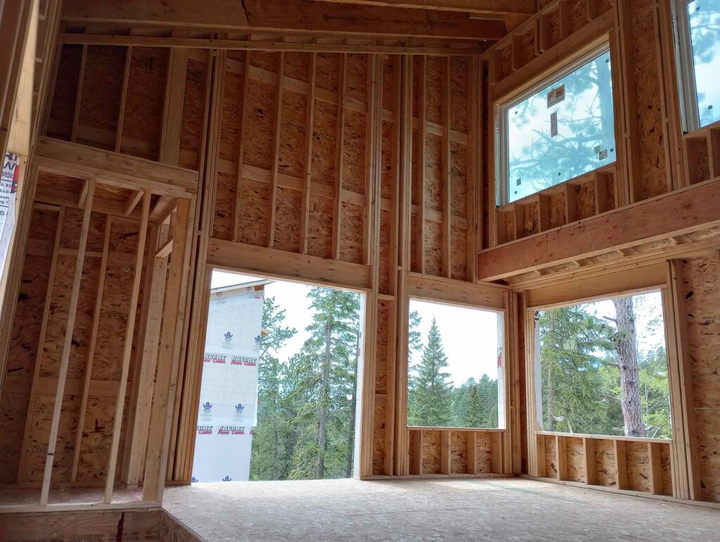 Advanced timber framing Black Hills home structure