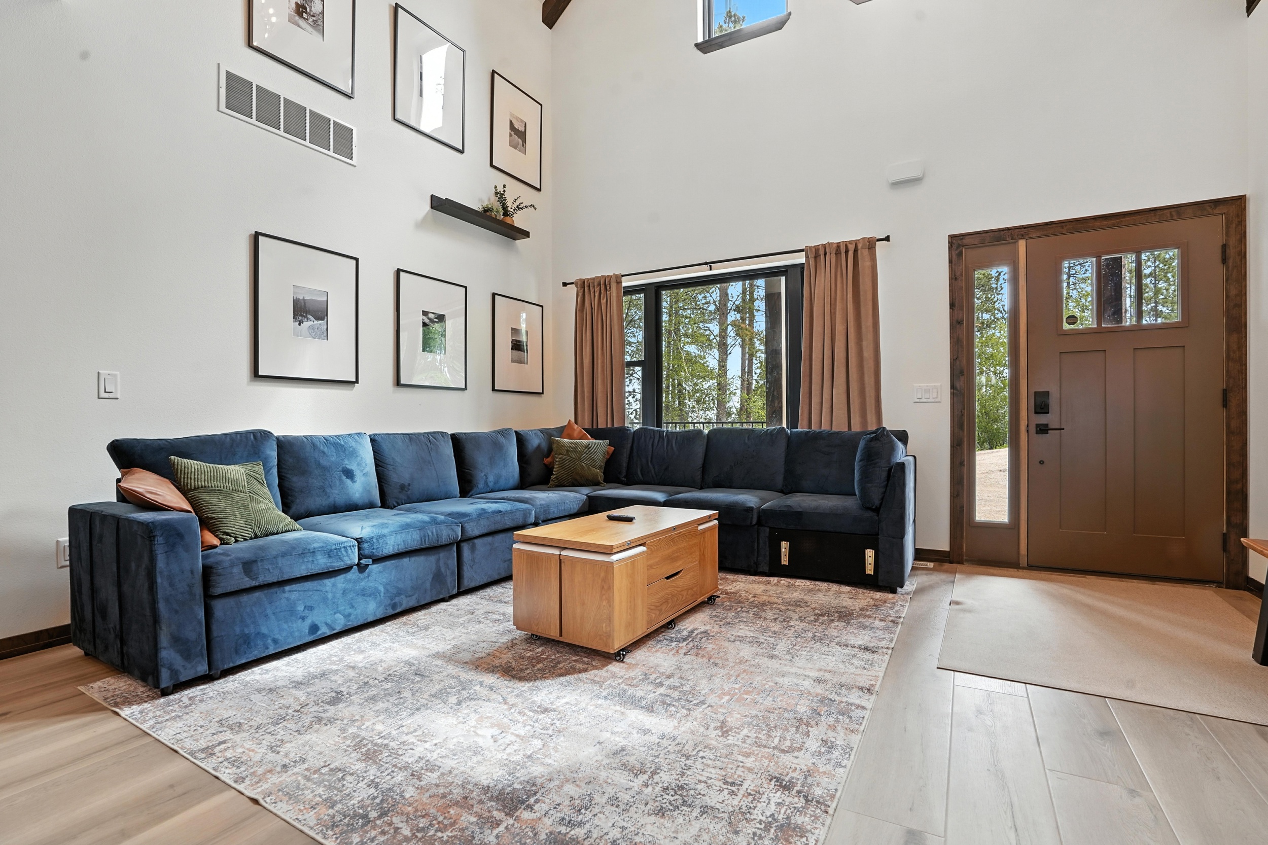 Interior loft of a custom home