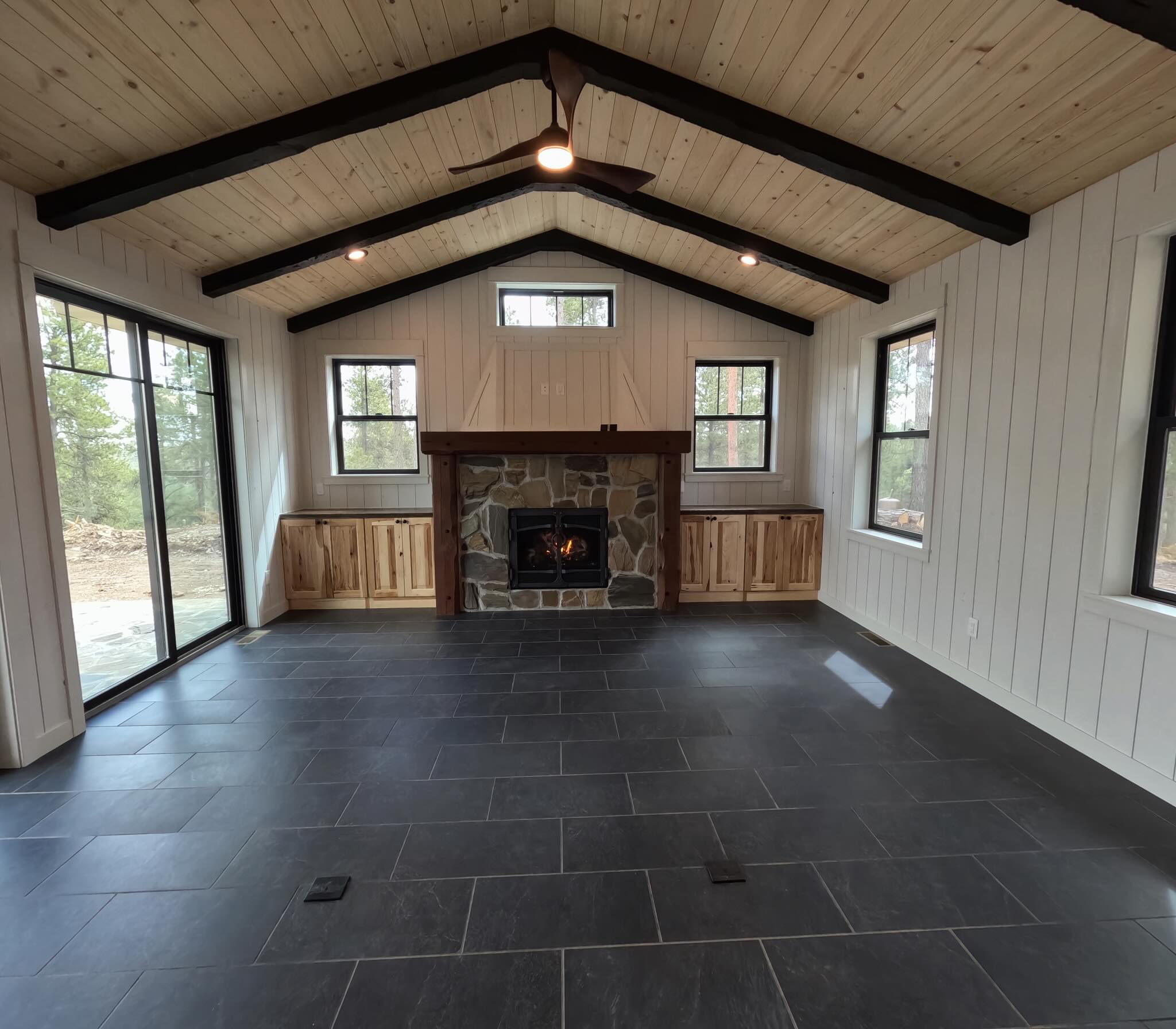 An iLevel custom home open shell ready for finish work